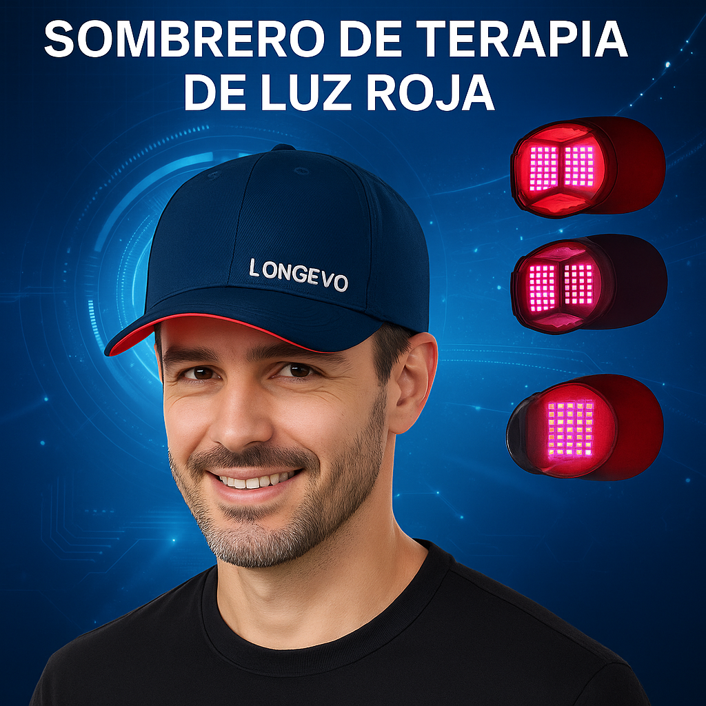 Gorra Láser Crecimiento Capilar Terapia Cabello Luz Roja