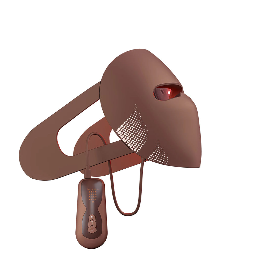 Máscara Led Roja Terapia Facial Rejuvenecimiento Piel Acne